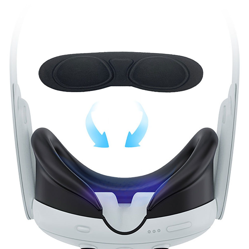Soft Silicone Tpu Case Back Cover Transparent Clear Precision Hole For Meta Quest 3 Headset Headband details