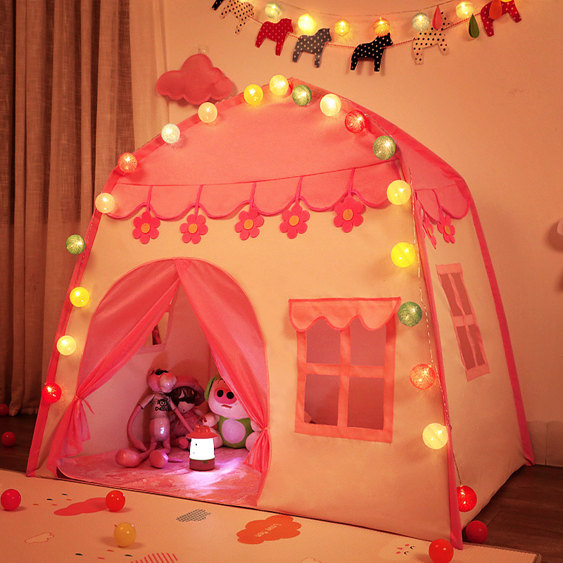 Kids Fairy Tale Play Tent For Girls Boys Princess Indoor Playhouse Castle Play Tents With Carry Bag manufacture
