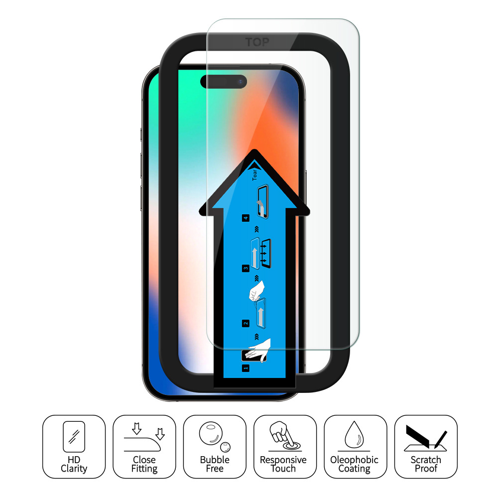 Laudtec GHM042 0.33Mm 2.5D Tempered Glass Screen Protector Accept Pre-Ordering For Iphone Max Pro Plus 15 factory