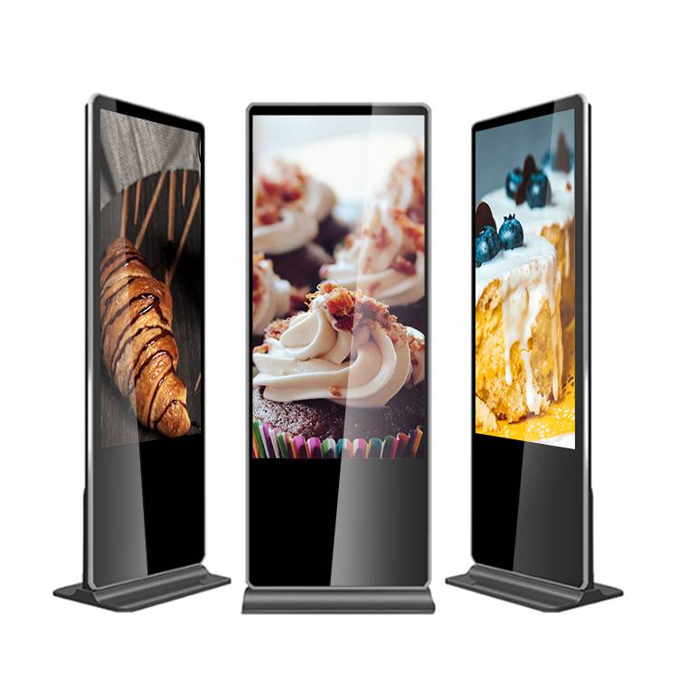 Factory price 32 43 49 55 65 75 inch LCD display android floor stand HD monitor advertising digital signage touch screen kiosk manufacture