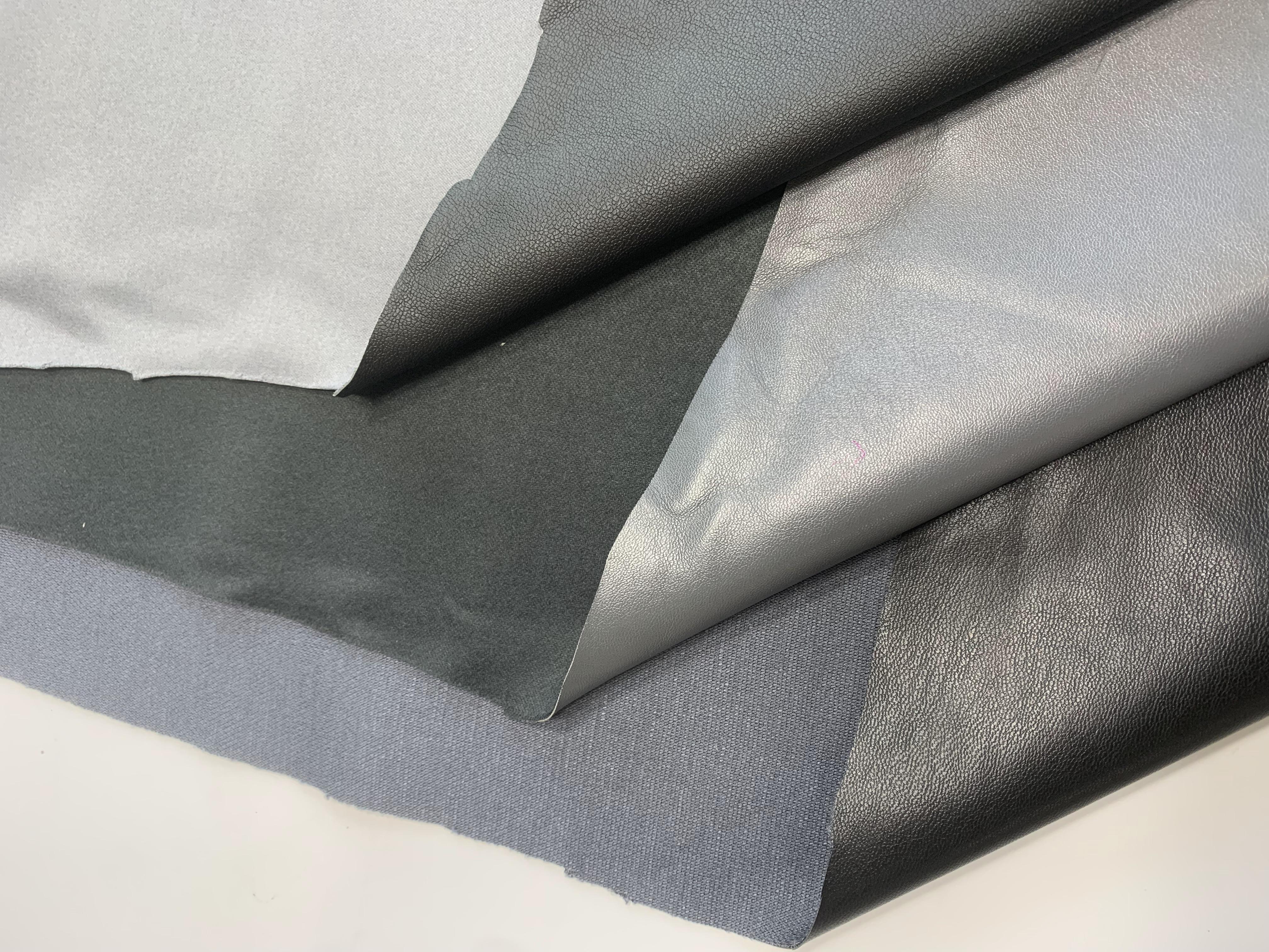 Factory Wholesale Stock Lot: Eco-Based Vegan PU Synthetic Leather Rolls for Garment Materials manufacture
