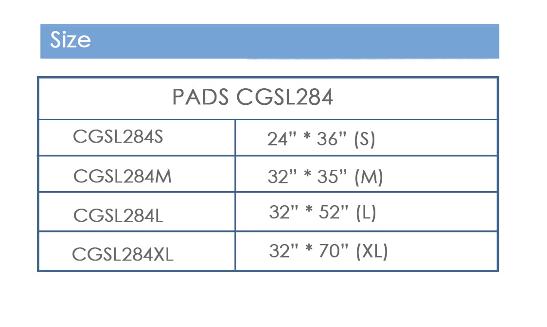 application (7) Reusable Incontinence Bed Pads-CGSL284 manufacture