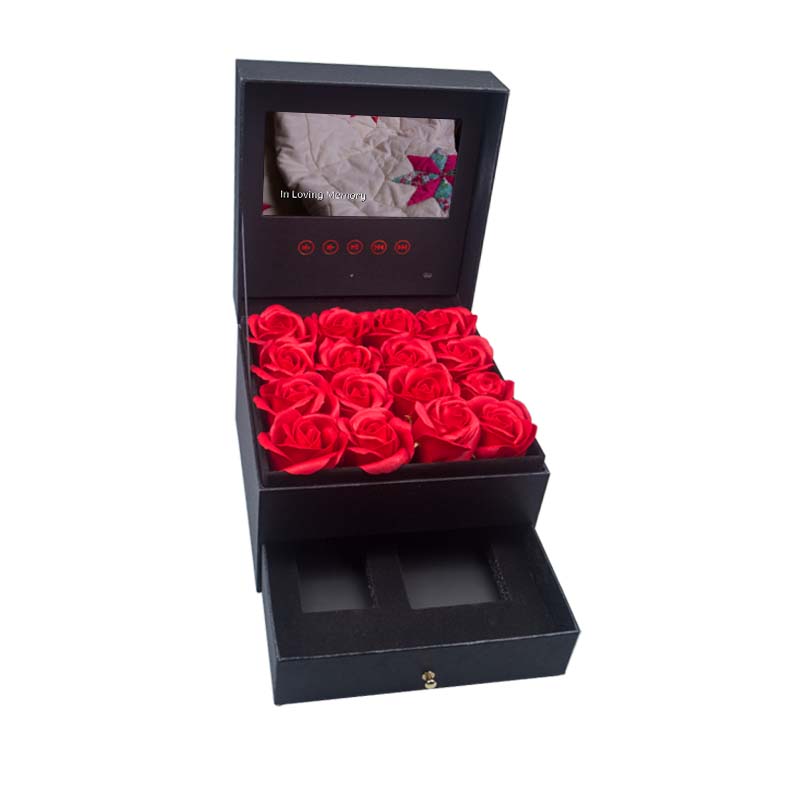 Caja de video de rosas