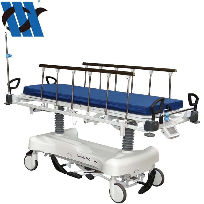 Bdec00 Professional Manufacture Medical High Quality Hydraulic Stretcher Trolley with Scale for Hospital factory