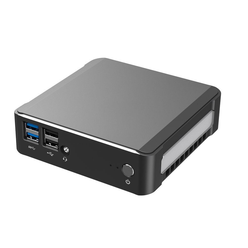 CK01 Intel 8th Core i3 i5 i7 DDR4 2.5 Inch HDD/SSD BT4.2 2.4/5.8G WiFi USB HDMI DP 4K 60fps  Win10 Ubuntu Linux Mini PC