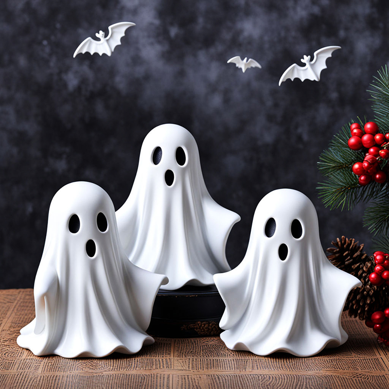 Halloween outdoor horror cute dwarf ghost figurine ornaments supplier