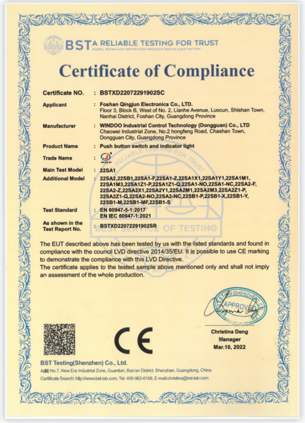 Certificates