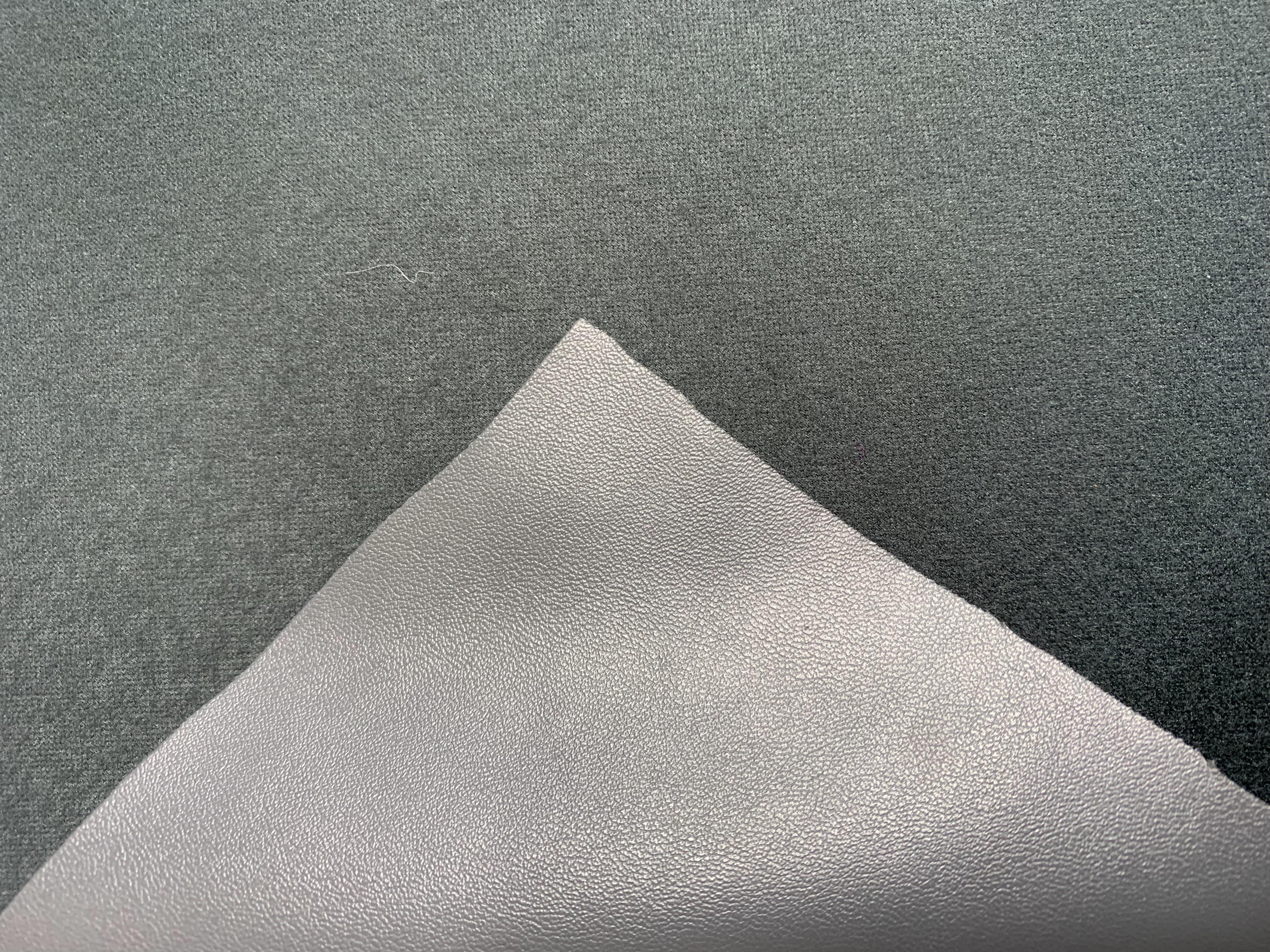 Factory Wholesale Stock Lot: Eco-Based Vegan PU Synthetic Leather Rolls for Garment Materials supplier
