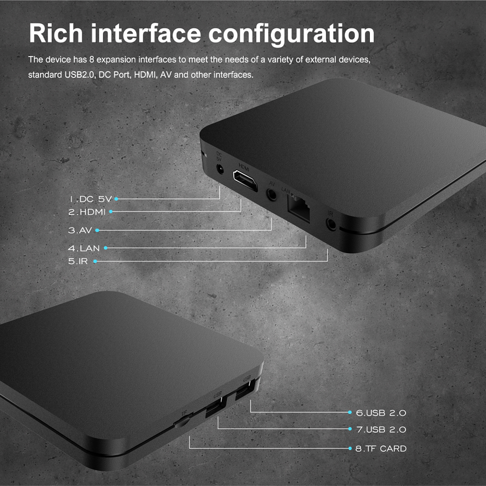 Android OTT TV Box V1pro H313 2.4/5G dual band wifi Android 10.0 Smart tv box manufacture