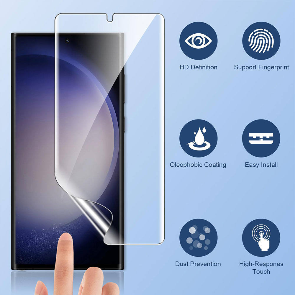 Laudtec GHM027 Transparent Hd Anti Drop Camera Lens Protection Glass Protector Screen Protectors For Samsung Galaxy S23 Ultra details