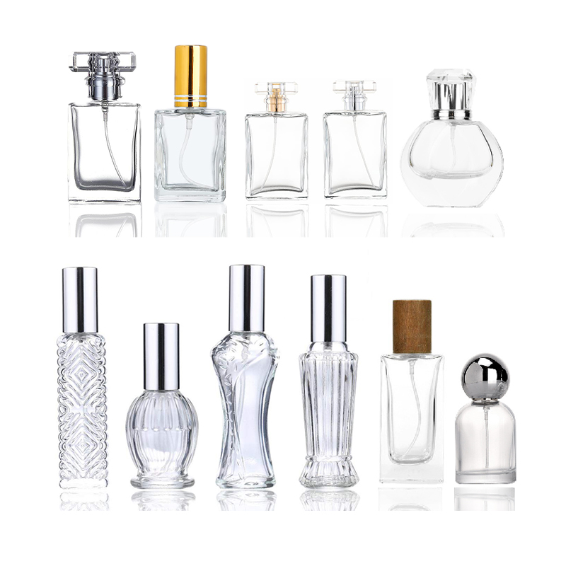 wholesale luxury custom 15ml 30ml 50ml personalize Rectangular Perfume Bottles Glass Empty Spray Bottle supplier