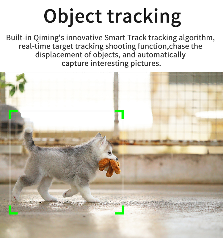 Vlog Shooting Rotation Auto Face Object Tracking Camera Tripod Holder Smart Shooting Cell Phone Camera Mount Holder supplier