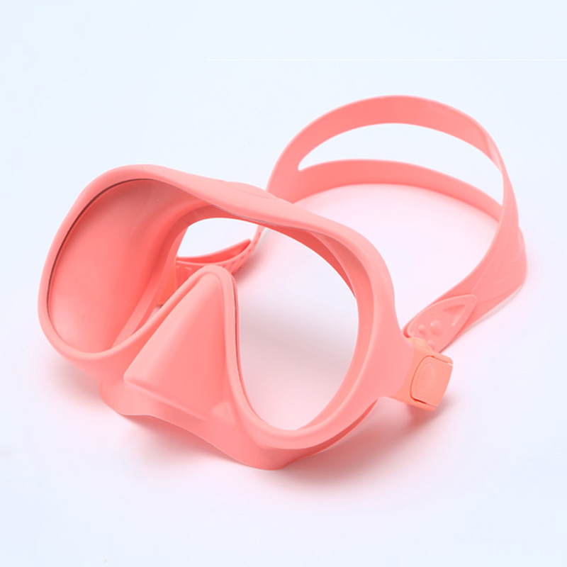 Frameless Low Volume Tempered Glass Diving Masks supplier