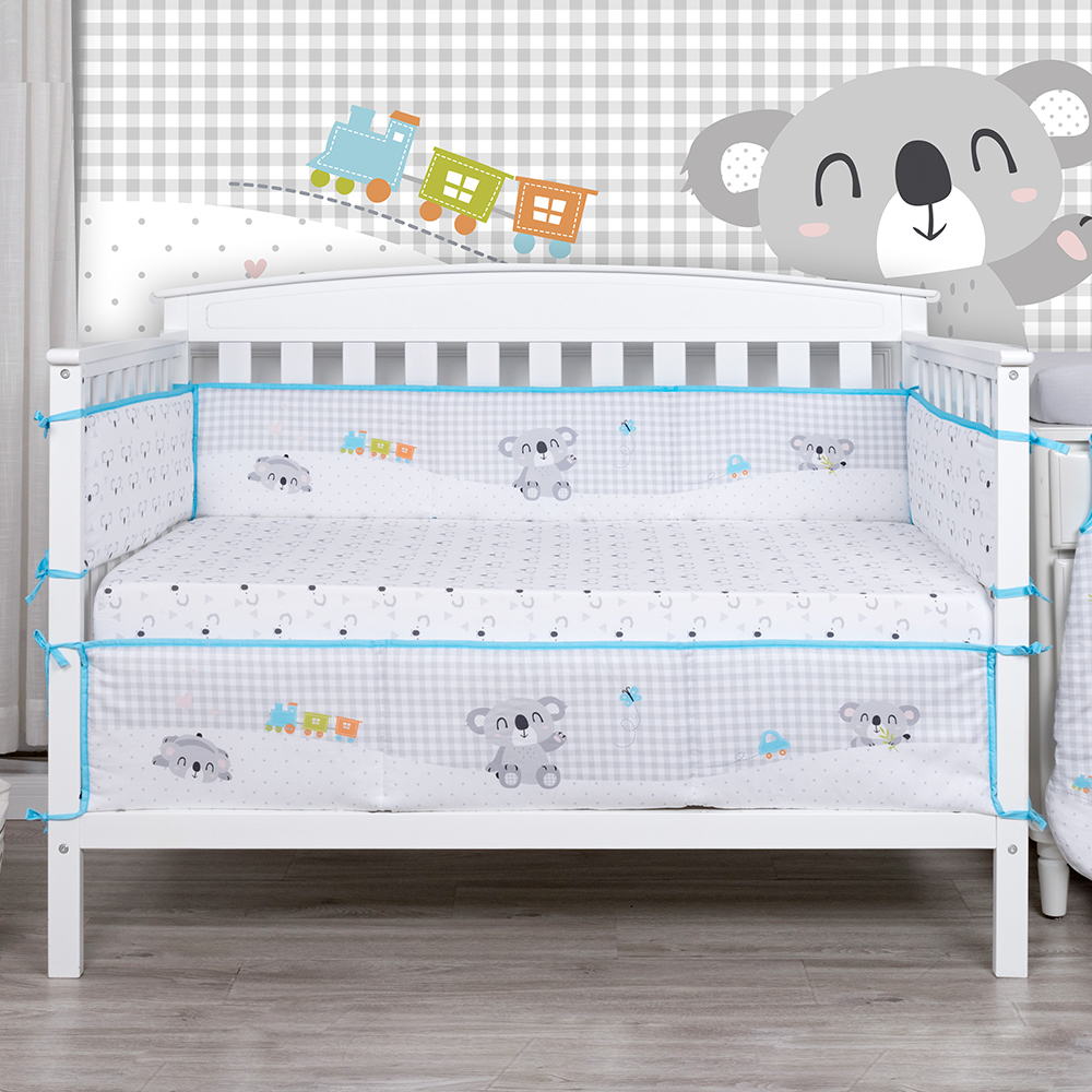 Soft Flower Pattern Crib Sheet Organic Cotton Baby Crib Sheet For Girl details