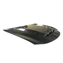ALUMINUM car hood functional vented bezel For 2015-2022 Dodge Charger Demon Style