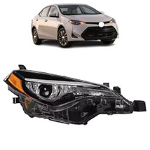 2017 Corolla le car body kit usa version headlight fog lamp grille tail lamp rear Front Bumper For 2017-2019 Toyota Corolla le