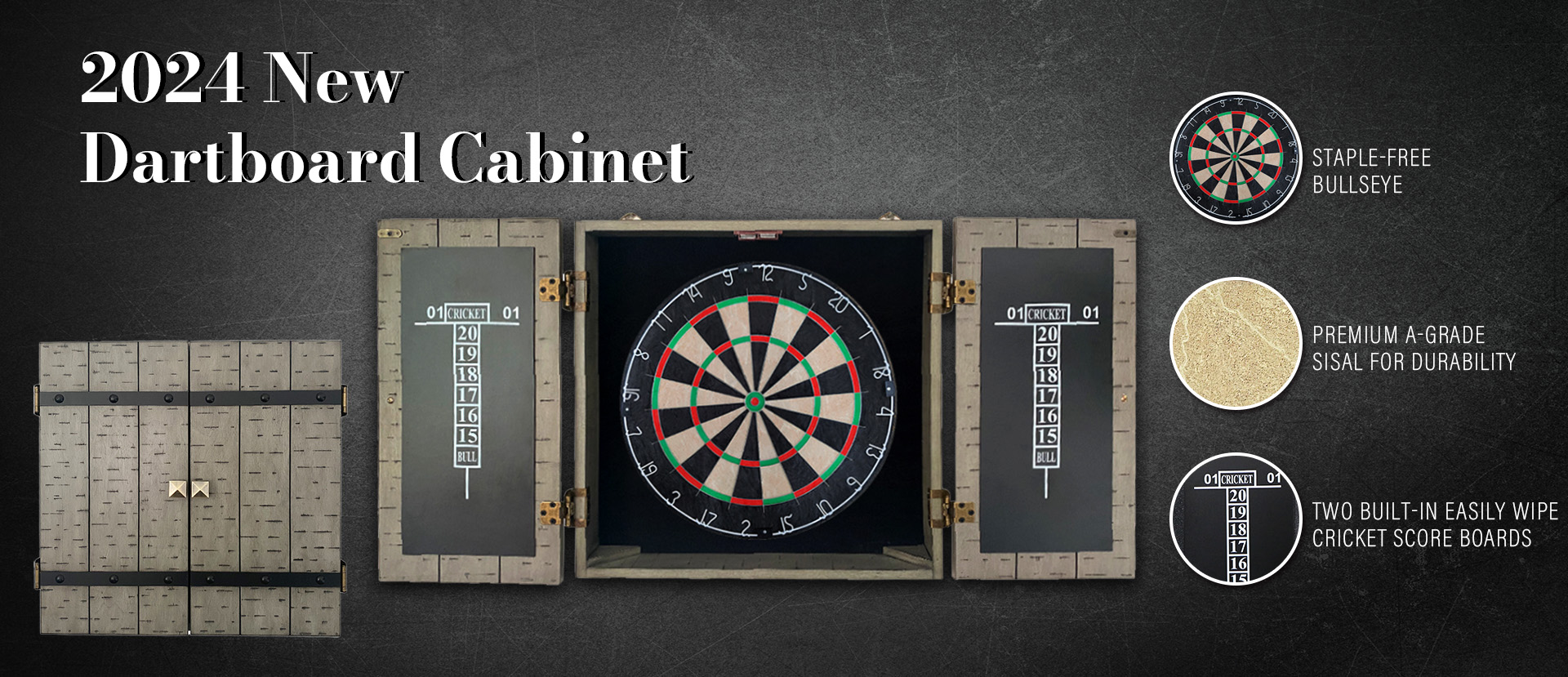 Dartboard & Dartboard Cabinet