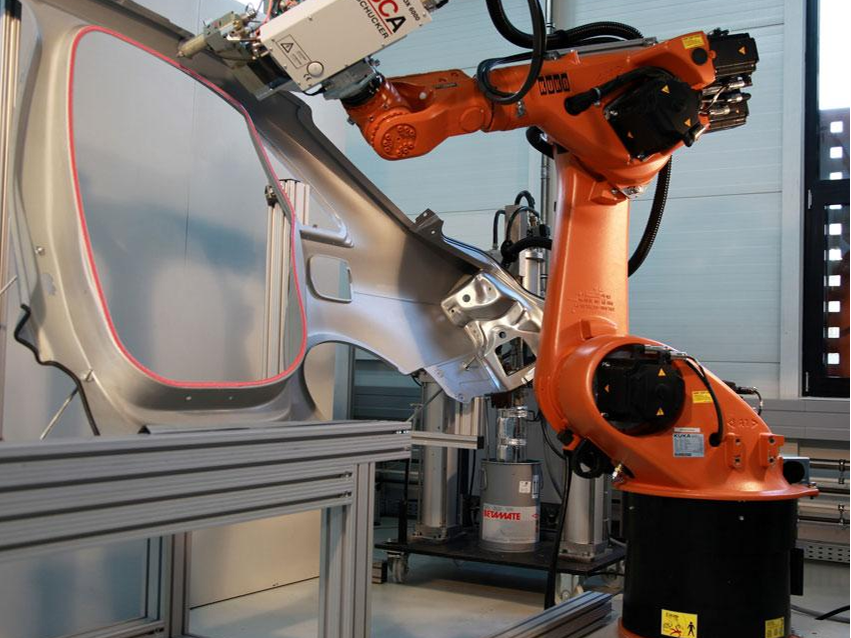 Glue temperature cooling in automative industry