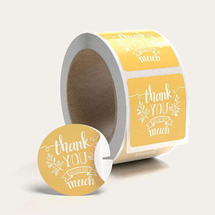 Packaging label sticker