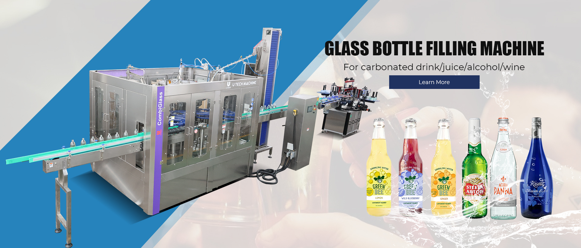 Filling machine, Liquid filling machine, Beverage filling machine, Sauce filling machine - Zhangjiagang U Tech Machine Co., Ltd.