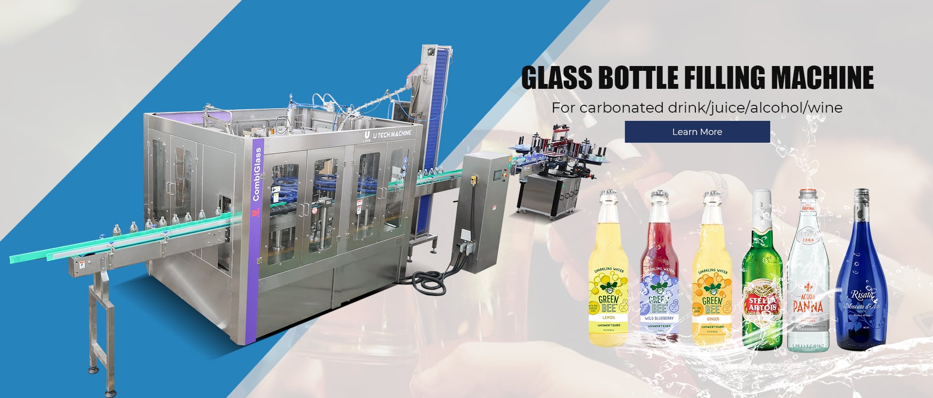 Filling machine, Liquid filling machine, Beverage filling machine, Sauce filling machine - Zhangjiagang U Tech Machine Co., Ltd.