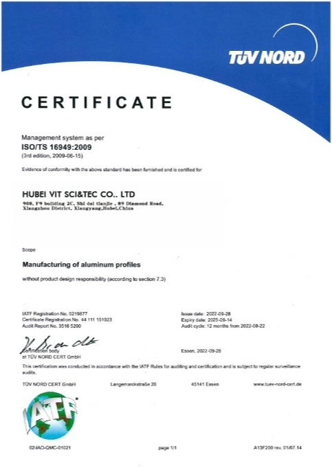 OUR HONORARY CERTIFICATE